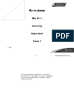 Markscheme: May 2016 Chemistry Higher Level Paper 2