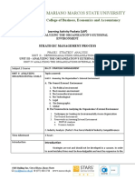 LAP and LRP UNIT III External Analysis