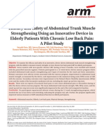 Efficacy and Safety of Abdominal Trunk Muscle Stre