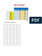 Tarea Excel Tercer y Cuarto