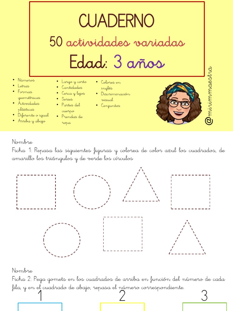 Actividades Variadas para Niños de 3 Años | PDF | Naturaleza