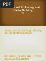 Science and Technology and Nation Building