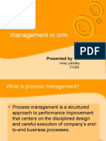 Process Management in CRM: Presented by