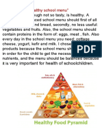 Very Important For Health of Schoolchildren.: ,,healthy School Menu"