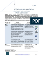 Breeam International New Construction: Product Data For Building Certification