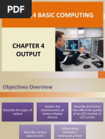 Chapter 4 Output