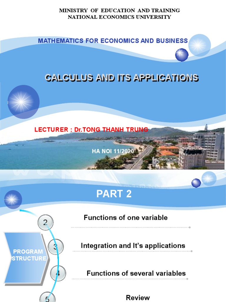 Calculus For Economics2020 | PDF | Maxima And Minima | Price Elasticity ...