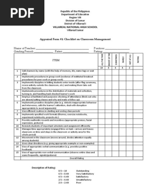 APPRAISAL FORM