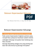 Batasan Keperawatan Keluarga