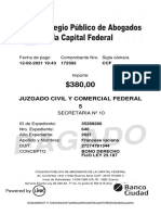 Pago de bono derecho fijo ley 23.187