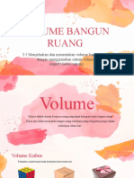 Matematika - Volume Bangun Ruang Kubus Dan Balok