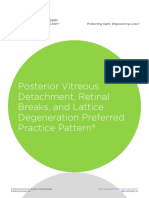 Posterior Vitreous Detachment Retinal Breaks and Lattice Degeneration PPP 2019