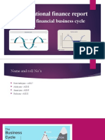 International Finance Report: Topic - Financial Business Cycle