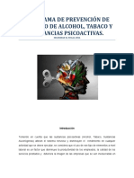 Programa de Prevención de Consumo de Alcohol para Belkis