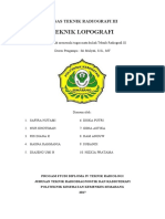 Tugas Teknik Radiografi Iii Teknik Lopog