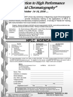 Introduction To High Performance Liquid Chromatography