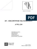 ZF 6 WG-210 Transmission Technical Manual