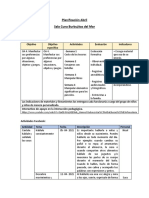 Planificación Abril