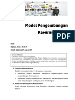Modul Ajar Materi3. Model Pengembangan Kewirausahaan