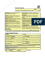 Formulario Proposta Executiva Do Projeto