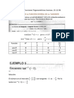 Ejercicios Resueltos Funciones Trigonométricas Inversas. 21-12-30.