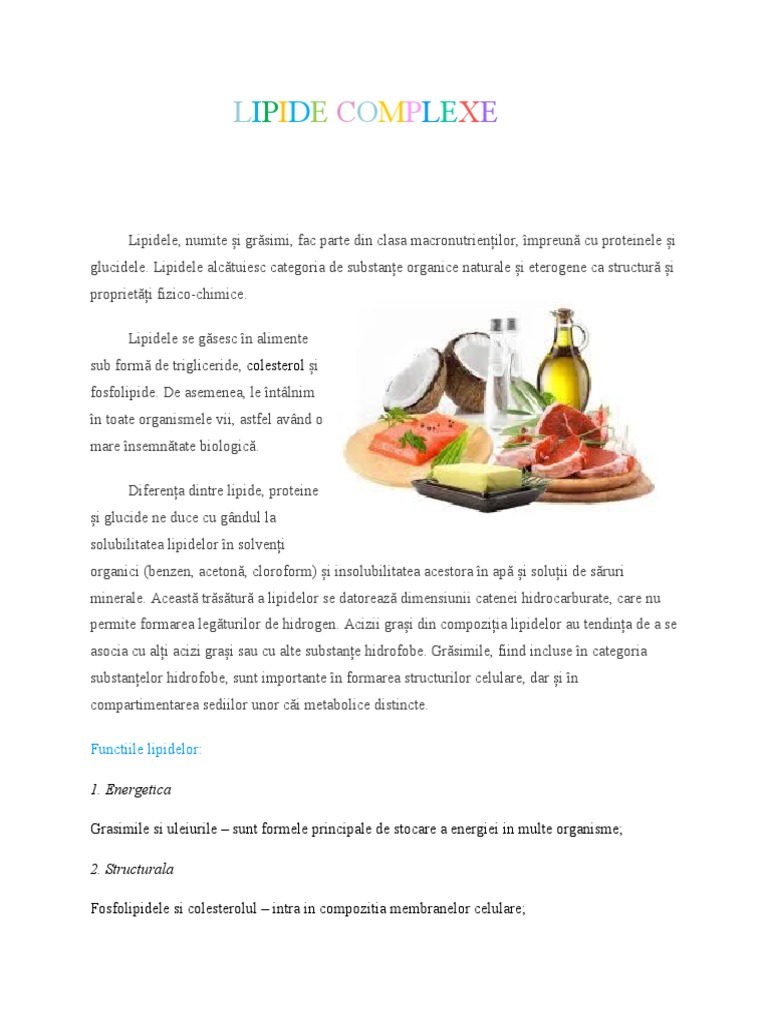 Lipide Complexe | PDF
