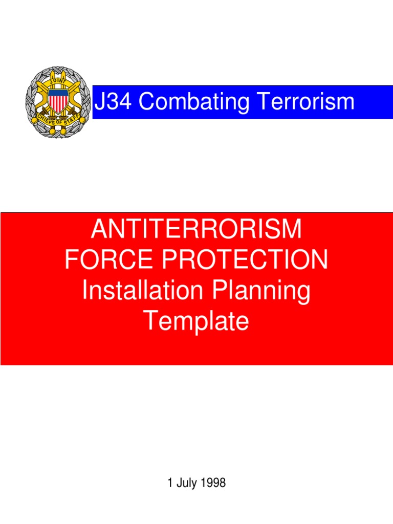 Antiterrorism Force Protection Template | PDF | Counter Terrorism ...