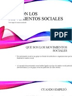 3 Sociales Movimientos