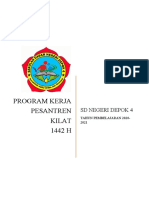 Program Kerja Pesantren Kilat 2021, 1442 H