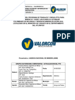 Actualización PTO Cantera Valorcon usando ECRR 2018