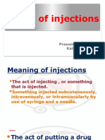 Presentation Types of Injections