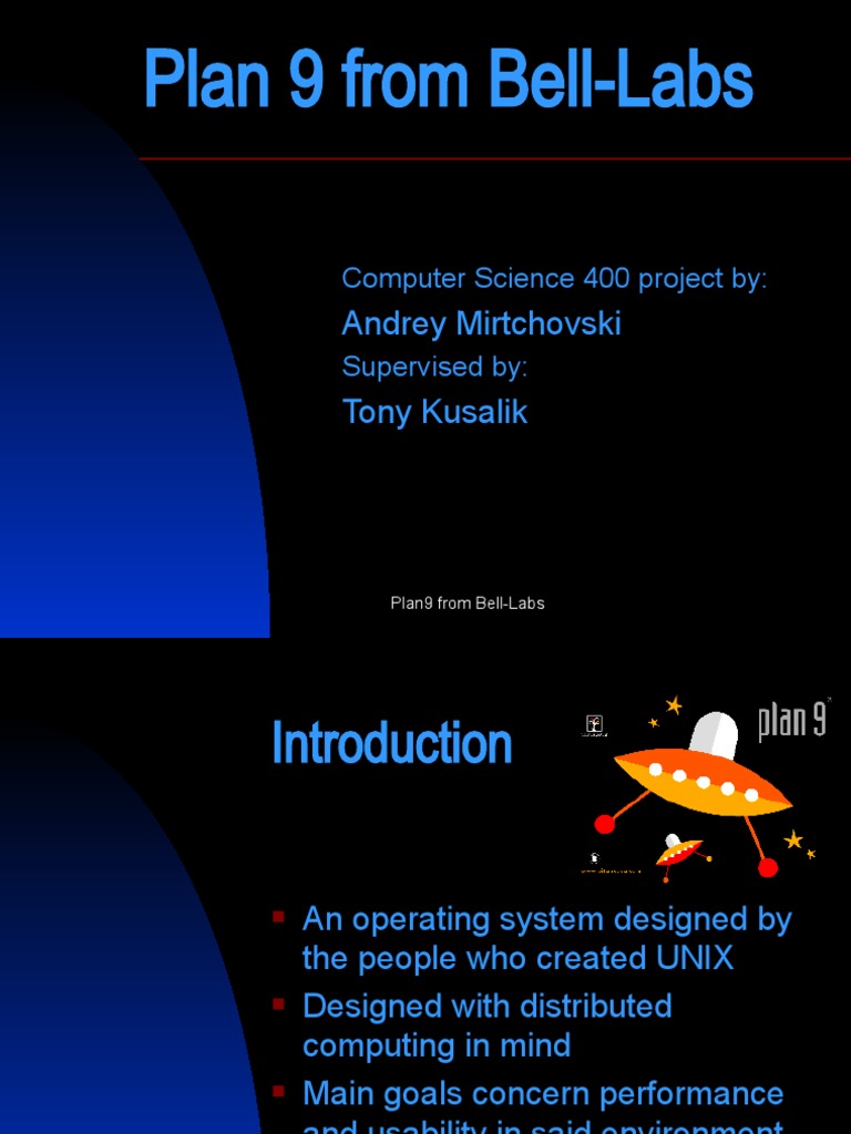 Overview of Plan9 Operating System | PDF | Operating System | Databases