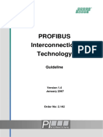 Profibus Interconnection Technology: Guideline