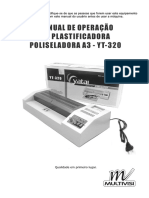 Manual Plastificadora Poliseladora YT-320