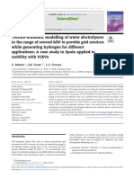 Techno-Economic Modelling of Water Electrolysers