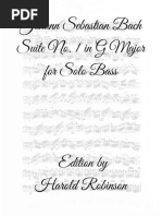 J.S. Bach Suite I (Hal Robinson)