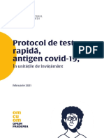 Protocol de Testare in Unitatile de Invatamant