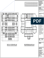 Excavation Plan Plinth Beam Plan: Department of Architecture, Guru Nanak Dev University, Amritsar