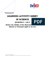 Learning Activity Shee1