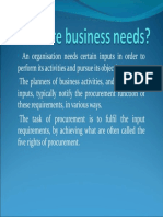 What Are Business Needs