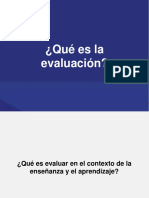 Que Es La Evaluacion