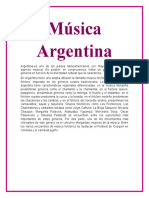 Música folclórica argentina y sus principales géneros
