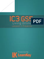 IC3 GS5 Living Online Projects Lesson 01-2