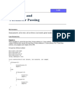 Functions and Parameter Passing: Program 1