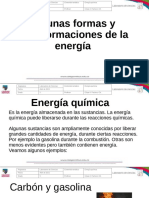 Tipos y Transformaciones de Energía