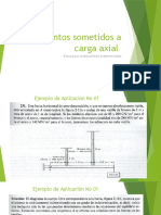 Carga axial en estructuras estáticamente indeterminadas