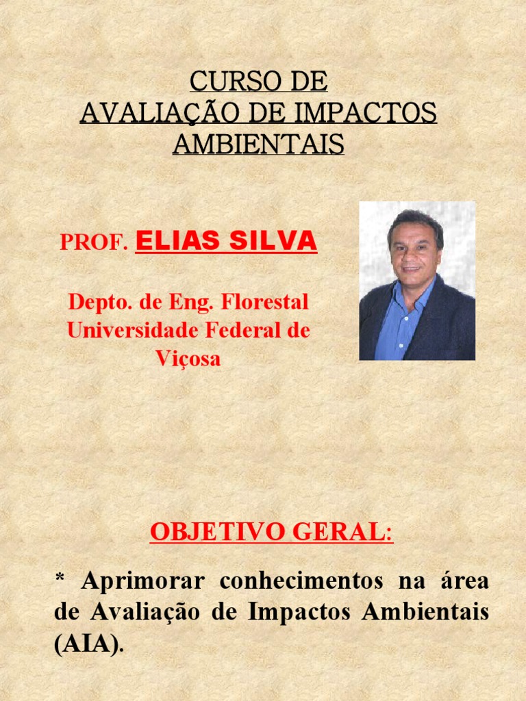 Curso de Avaliação de Impactos Ambientais | PDF | Ambiente natural | Tempo
