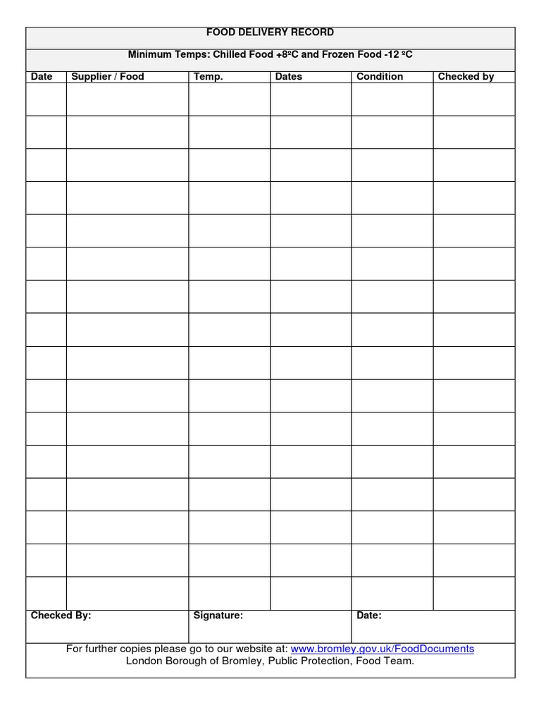 Food Delivery Record 05.03.08 PDF