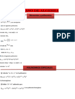 Repaso de Algebra