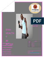 Fitness Junkies: Stay Health Y BE Active